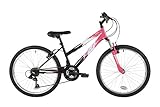 Flite FL075T Girl Ravine Bike, 24 inch Wheel - Black/Pink