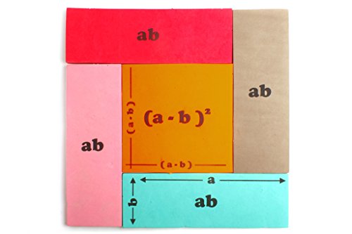 Wisetime Algebraic Formula Model Square Of (A+B)- Square Of (A-B)(EVA Foam)