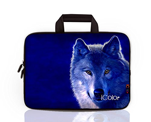 iColor Netbook- und iPad- Tasche Notebooktasche Laptoptasche Schutzhülle für Größe 9,7 10 10,2 Zoll) mit Tragegriff