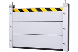YILWNNCSE Barrera Móvil de Protección Contra Inundaciones en Puertas,Barrera de Aleación de Aluminio de Defensa Contra Inundaciones en Puertas,Deflector Protección Contra Inundaciones (90×100CM)