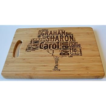 Personalised Extra Large Bamboo Cheeseboard or Chopping ...