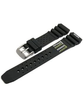 Meyhofer Uhrenarmband Wilhelmshaven 20mm schwarz Silikon Taucher-Look Titanschließe MyHekskb188/20mm/schwarz/oN