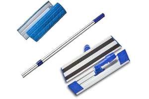 balai à plat microfibre pour nettoyage des sols parquets flottants, carrelage, lino, marbre...