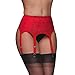 Produktbild Wide.ling Frauen Perspektive Strapshalter Strapse Dessous Oberschenkel Highs Strumpfgürtel Lingerie Strumpfhose für Strumpfgürtel und Hosenträger Gürtel (schwarz, M)