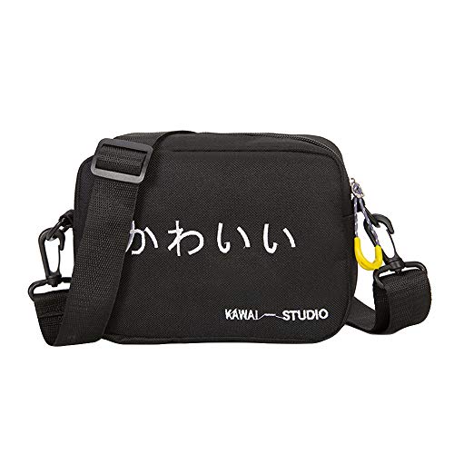 HuaMore Women Pure Color Casual Tote Outdoor Bag Canvas Handbag Zipper Shoulder Bag