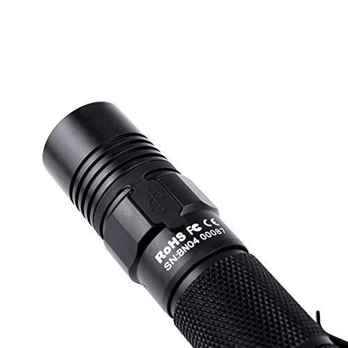 ThruNite® Neutron 2C V3 Handheld LED-Taschenlampe mit USB Interface Cree XP-L V6 LED Max 1100 Lumen mit Extension Tube Run auf 1 x 18650 Akku (Batterie Included) (Neutron 2C V3 KaltWeiß) - 2