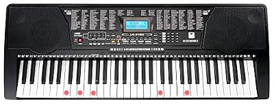 McGrey LK-6150 61 touches synthétiseur avec touches lumineuses et lecteur MP3