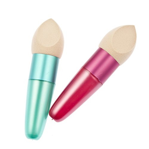 SONGQEE(TM) Beautiful Water-absorbing Soft Makeup Powder Puff with Handle
