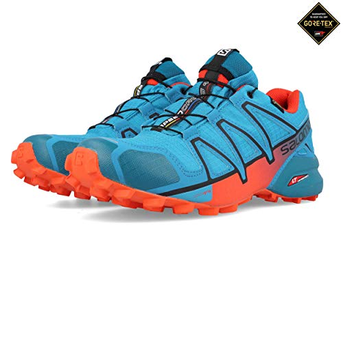 Salomon Speedcross 4 GTX Fjord Blue Cherry Tomato Black 46 Salomon Speedcross 4 GTX Fjord Blue Cherry Tomato Black 46