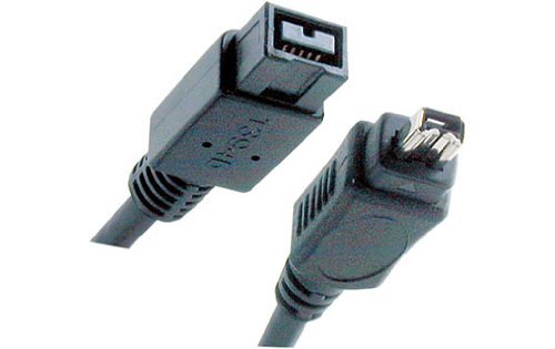 Cabling FireWire-Kabel 9 – 4 (400 bis 800), 2 m. 9-pol zu 4-pol – IEEE1394/IEEE1394A (für Mac und PC)-2 m