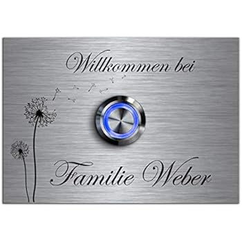 Klingel edelstahl led