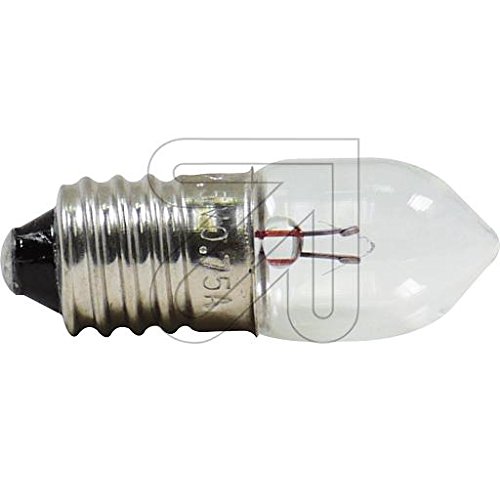 10 Stück Kryptonlampe E10 2,4V 0,6 A Glühlampe Glühbirne