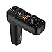 Price comparison product image LKJCZ FM Transmitter, Car Wireless Hands-Free Bluetooth Kit, Support TF Card/U Disk With LED Display, Fast Charging Compact Dual USB FM Transmitter For Bluetooth Device,2.1A