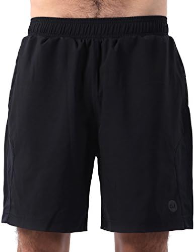 Garvirp Breathable Sport Shorts For Men Jogging Baseball Running Gym Black L