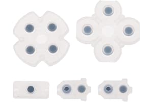 MMOBIEL Caoutchouc Silicone Clavier Conducteur Set pour PlayStation 4 Manette Dualshock 4 JDS030 / 040 INCL. (+) Tournevis