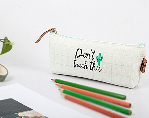 Estuche para l pices Fablcrew neceser de cosm ticos dise o de cactus pastoral de lona gran capacidad de almacenamiento 19 5x3 5x7 5 cm Green strips reviews Estuche para l pices Fablcrew neceser de cosm ticos dise o de cactus pastoral de lona gran capacidad de almacenamiento 19 5x3 5x7 5 cm Green strips