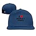 Produktbild yiyuanyuantu Unisex I Heart Midget Porn Love Sexy Little People Lovely Vintage Adjustable Baseball Cap Ash