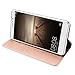 Produktbild Huawei Mate 9 hülle, KuGi Huawei Mate 9 hülle / Fall - Hochwertige PU-Leder Ständer Wallet hülle für Huawei Mate 9 smartphone.(Rosengold)