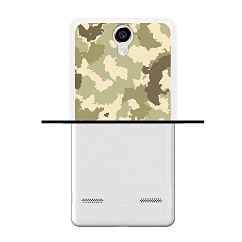 WoowCase Funda ZTE Blade L7   ZTE Blade L7   Funda Silicona Gel Flexible Camuflaje Militar Verde  Carcasa Case TPU Silicona - Transparente