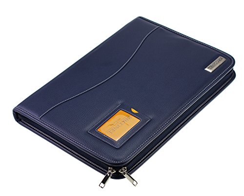 Broonel - Contour Series - Blue Heavy Duty Vegan Leather Protective Case Cover for the HP ProBook 440 G3 Laptop