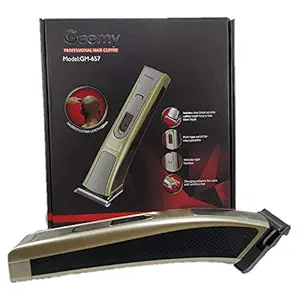 City Enterprises Professional Geemy GM-657 Rechargeable Hair Trimmer For Men (Heavy duty Trimmer with Ivory Color)