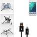 Produktbild Tischständer mit Ladekabel, Ladestation, Dockingstation für Google Pixel XL, schwarz "Spider". Stativ Autohalterung mit Micro-USB Ladekabel - K-S-Trade