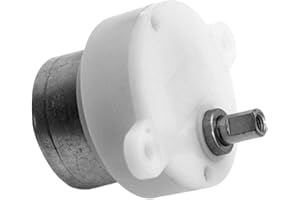 DTMENG Mikro-DC-Getriebemotor 3V 12V Getriebemotor Fan 300 Motor Gimbal-Motor mit niedriger Drehzahl Mute Hobby Kunststoff-Getriebemotor Exzenter Low Speed (3V)