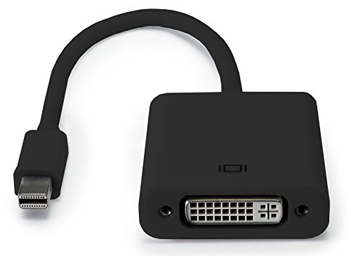 MyGadget Mini Displayport auf DVI Adapter – DP Konverter Kabel – Zubehör für Apple MacBook Air, Pro, iMac, Mac, Surface Pro, Lenovo (Schwarz) - 4