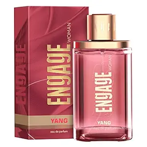 Engage Yang Eau De Parfum for Women, Floral and Fruity, Skin Friendly and Long Lasting, 90ml