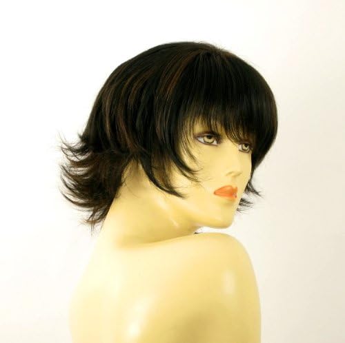 short wig for women 100% natural hair chocolate brown ref DIANA 1b30