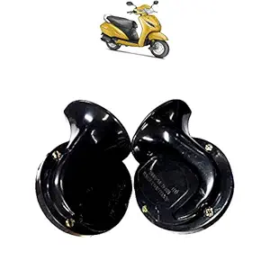 Vagary Scooter Moped Dirt ATV Motorbike Moto Bikes Horn Loud Air Horns Motorbike Classic Horns (Set of 2) for Honda Activa 5G