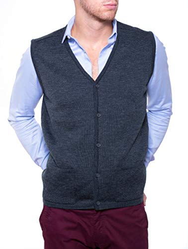 Dipuman - Gilet sans manche - Sans Manche - Homme bleu bleu marine XXXX-Large -  gris - X-Large