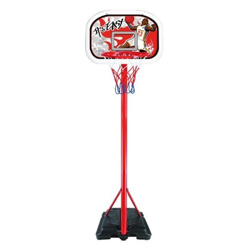 Fun & Leisure Junior Basketball Set *3 Piece* Hoop Stand Ball Pump OUTDOOR FUN by Fun & Leisure
