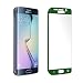 Produktbild iProtect Screen Full Cover Protector vorgerundete Hartglas Schutzfolie für Samsung Galaxy S6 Edge Tempered Glass Display Schutzglas mit Rahmen in grün 0,3mm