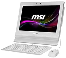 MSI 9S6-A61512-025 AP1622ET-W10374G50XXASXH 39,62 cm (15,6 Zoll) All-in-One Desktop PC (Intel Celeron 1037U, 500GB Festplatte, 4GB RAM, Intel HD Graphics, kein Betriebssystem) weiß