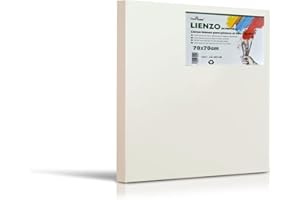 TIME HOME DEVELOPMENT Tela per dipingere in tessuto sintetico con telaio spesso, ampia varietà di misure disponibili (70 x 70 cm)