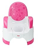 Mattel Fisher-Price CGY50 Komfort Töpfchen mit bequemer hoher Rückenlehne und Ablage für die Arme, pink