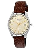 CASIO Herren-Armbanduhr Analog Quarz Leder MTP-1175E-9A