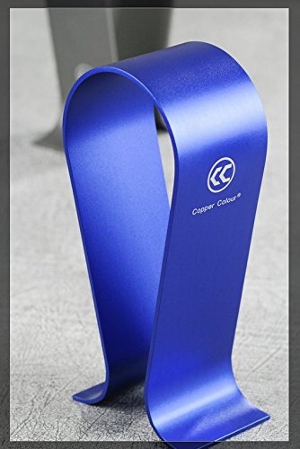 Preisvergleich Produktbild CopperColour S4 Aluminiumlegierung Kopfhörer Ständer Kopfhörer-Ständer Halter für AKG Sennheiser Grado Sony großen Kopfhörern in Blue