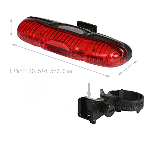 ONEU Fahrradbeleuchtung Sets, Super Fahrradlicht Set,Berg Fahrradlampe, Radlicht, Leistungsstarke Lumen LED Scheinwerfer für Fahrrad, Frontlicht und Rücklicht Einfach zu Installieren für Kinder Männer Frauen Radfahren Sicherheitsleuchten mit Wasserabweisend - 4