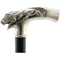 CAVAGNINI Italy Walking Stick Cane Lion For Men Antique Classic Ornament Black Craftsmen Gift