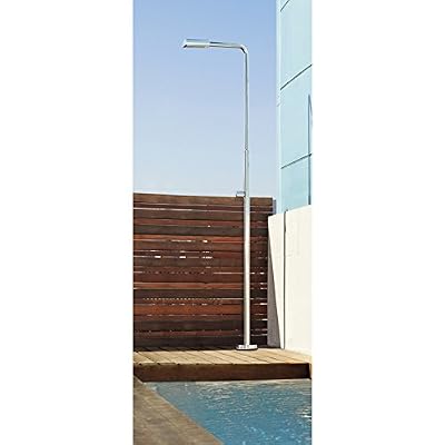 LORDS (POOL CONSTRUCTION) 52718 douche mono commande Angel avec une pomme de douche pour piscines, avec nettoie-pieds.