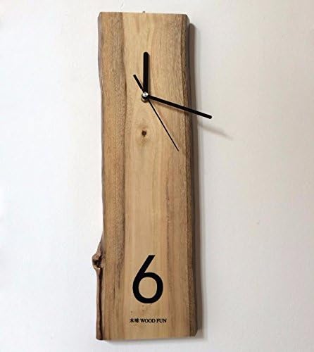 WZ Wallclock rectangle wood wall clock unique creative modern Minimalist Nordic wall decoration living room bed room Café bar restaurant