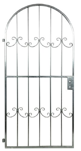 Gartentor Komplett-Set Rosenbogen inkl. Gartentor Metalltor Luna 1060 x 2150 x 400 mm - 2