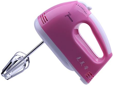 Hand Mixer with Chrome Beaters, Dough Hooks- 7 Speed Settings