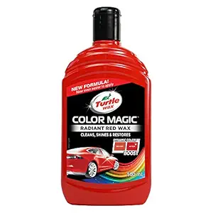 Turtle Wax Color Magic 52711 Car Polish Cleans Shines Restores Scratches - Radiant Red 500ml