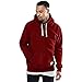 Produktbild Männer Herbst Hoodie,Moonuy Charme Männer Winter Fleece Tasche Hoodie Warme Sweatshirt Outwear Persönlichkeit Taschen Pullover Heißer Stilvolle Kleidung (Rot, M)
