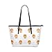 Produktbild Plsdx Hund Welpe Tier Mode Große Leder Tragbare Top Griff Hand Totes Taschen Kausalen Handtaschen Mit Reißverschluss Schulter Shopping Geldbörse Gepäck Organizer Für Dame Mädchen Frauen
