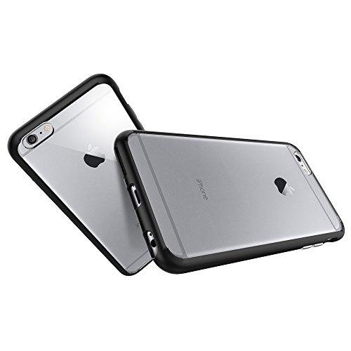 Spigen - Funda iPhone 6 6s  Carcasa con Tecnolog  a de coj  n de aire y protecci  n h  brida de ca  da  Negro
