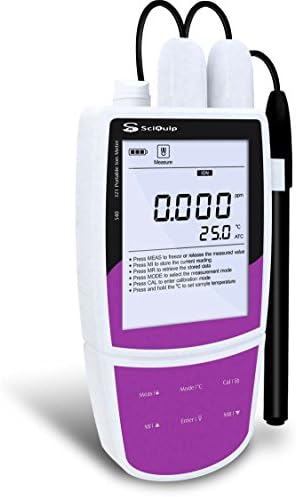 SciQuip Portable pH/Ion/ORP/°C/°F Meter